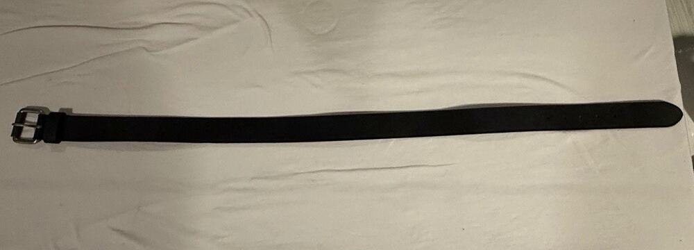 Clarks Men's 32” Black Solid Belt with Buckle 1.25 in Wide